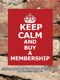 Keep Calm and Buy a Membership