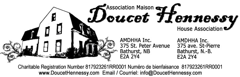 Welcome to / Bienvenu au DoucetHennessy.com, Bathurst, New Brunswick, Nouveau-Brunswick, Doucet, Hennessy, Acadian, Irish, Irlandaise, Scottish, English, Anglais, Aboriginal, First Nations, Auchtochones, Conte Gloucester County, Canada

